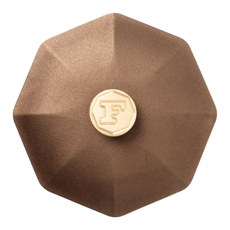 FINEX 12" Cast Iron Skillet Lid with Brass Handle, Modern Heirloom, Handcrafted in the USA, Pre-seasoned with Organic Flaxseed Oil - Image 1